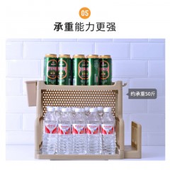 廚房置物架調(diào)料架廚具塑料用品用具收納臺面儲物架多層砧板架子